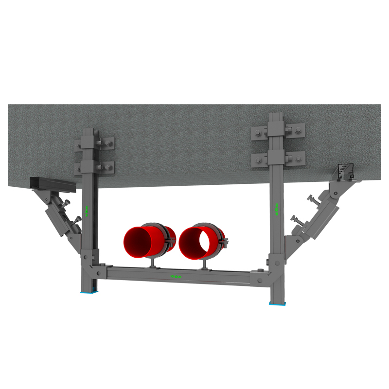 側向-梁側管道抗震支吊架